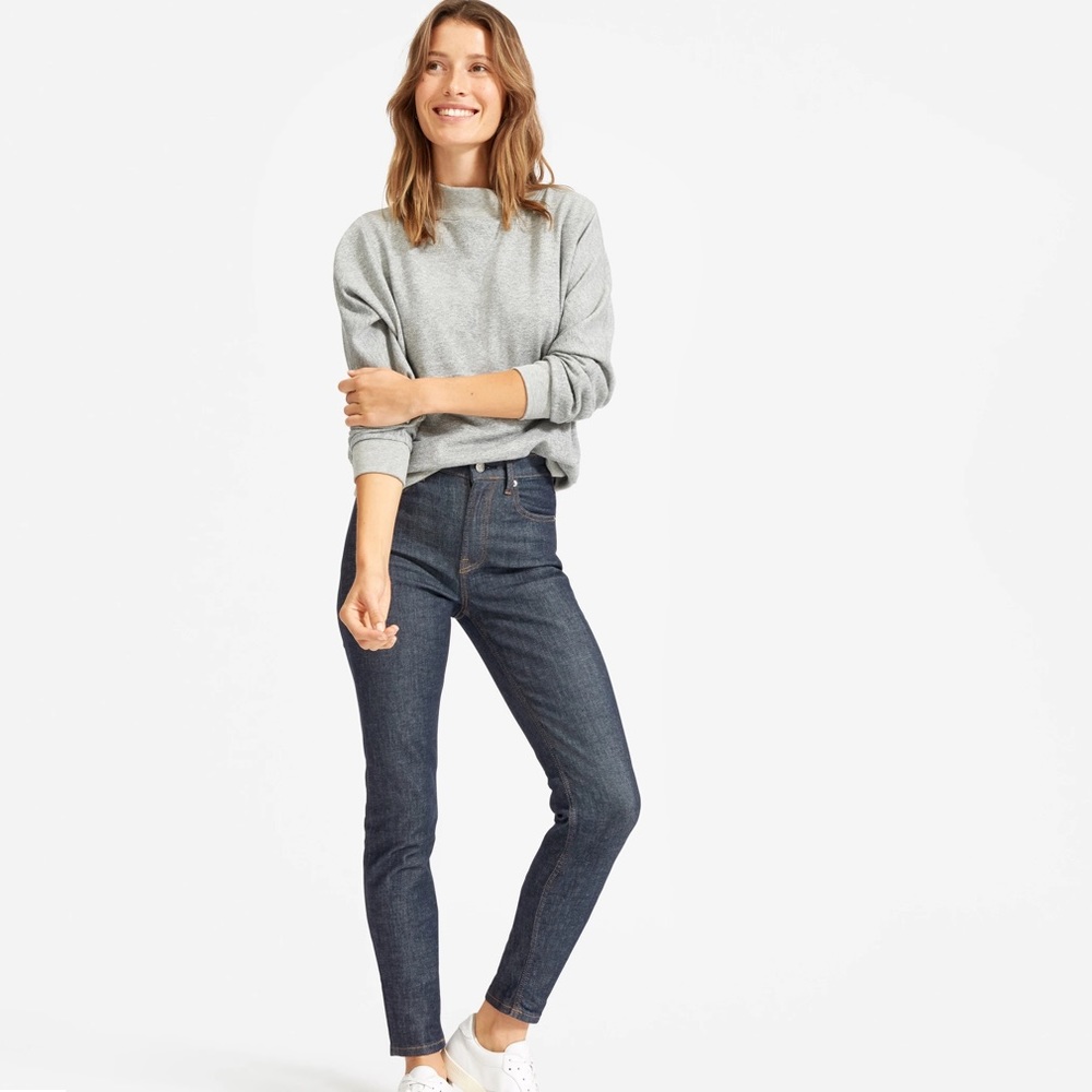 everlane high rise skinny jean